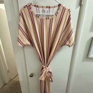 LuLaRoe Marly Striped Dress